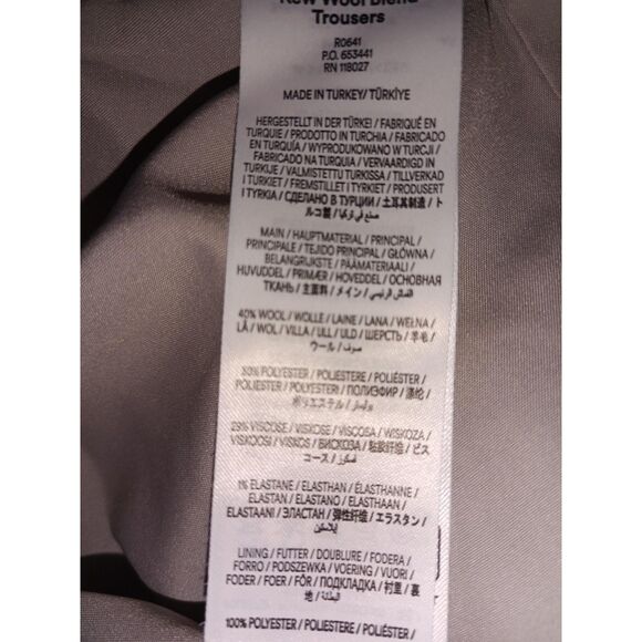 Boden Tan Plaid Kew Wool Blend Trousers Size 22 - Picture 5 of 5